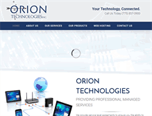 Tablet Screenshot of orionreno.com